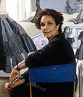 Paula Rego in her studio