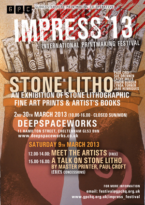 Impress 13 Stone Litho Exhibition – March 2013