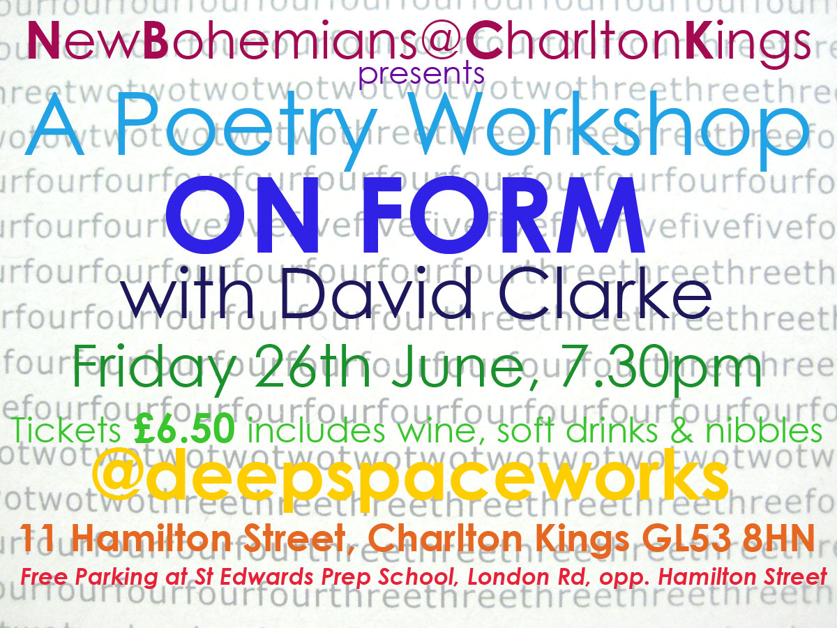 Poetry Evening, 26th June at deepspaceworks