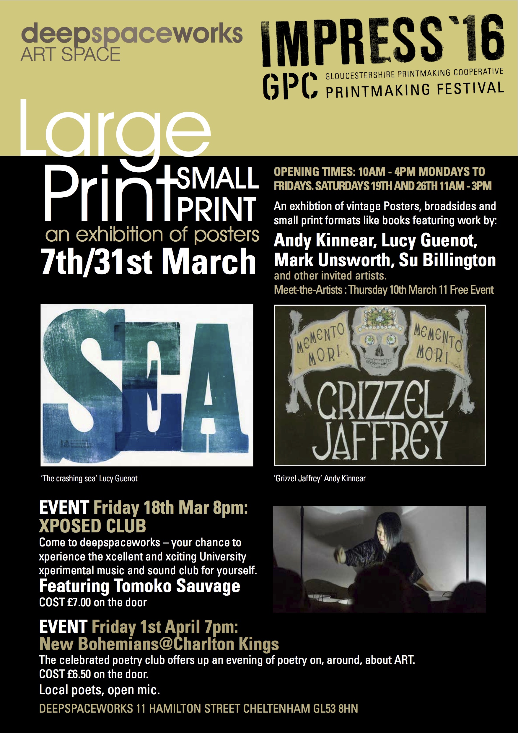 ‘Large Print, Small Print’ Exhibition for IMPRESS’16