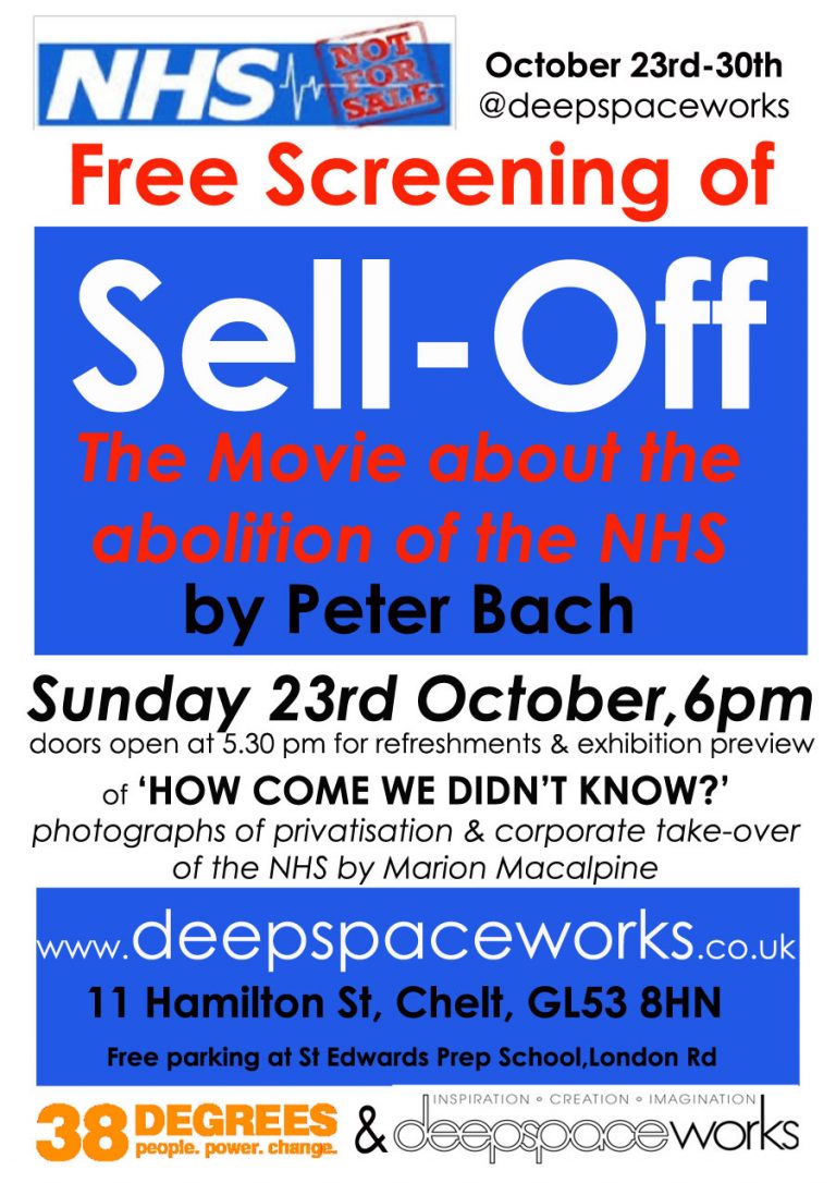 NHS week at deepspaceworks Free Screening