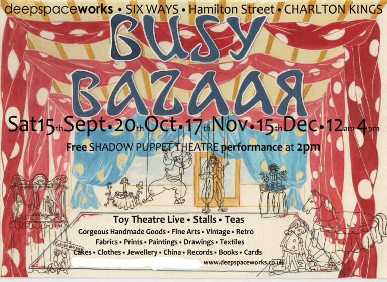 September, October, November & December dates for Busy Bazaars!